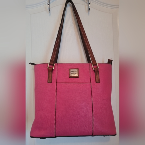 Dooney & Bourke Bags Dooney And Bourke Pink Pebbled Leather